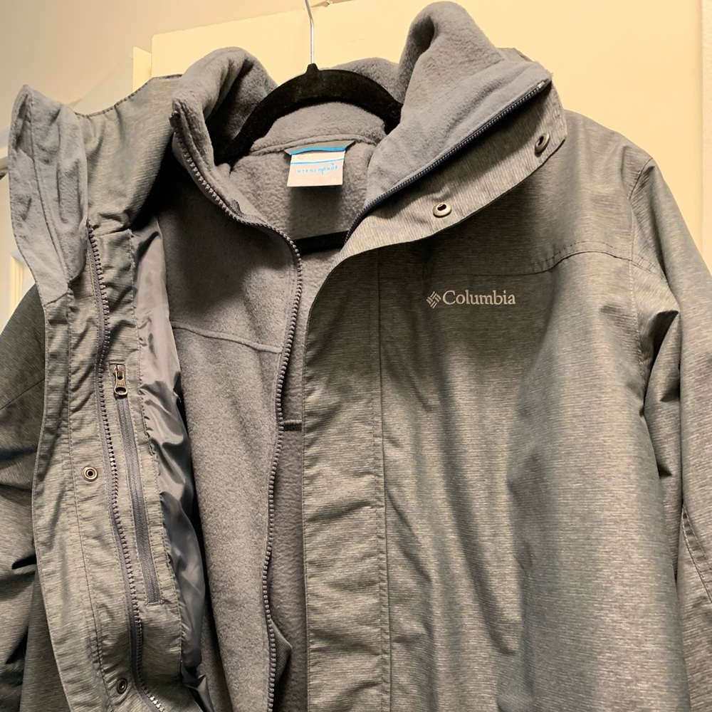 Men’s gray Columbia jacket